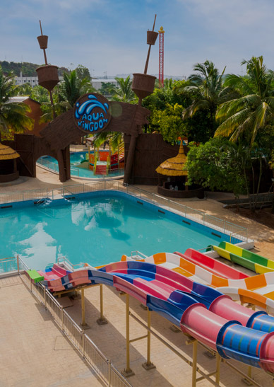 Enjoy Jolly Island, a water park at Jollywood, one of the top places to visit in Bangalore